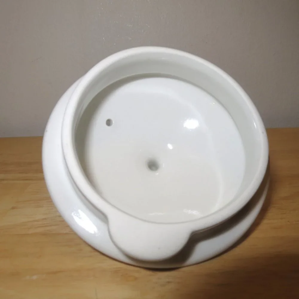 Vinttage Churchill Teapot Coffee Hotelware White 30 oz Porcelain 6.75" England - Picture 8 of 11